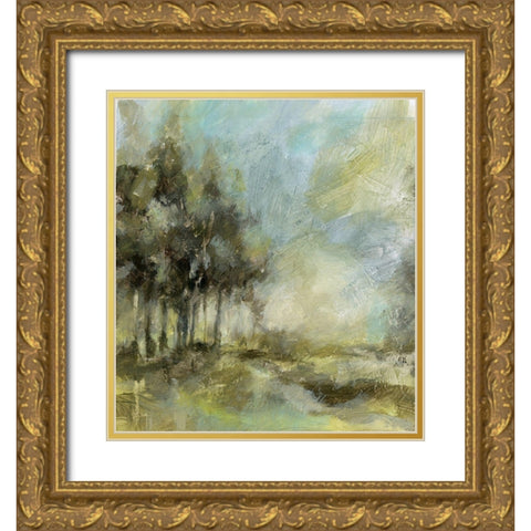 Beautiful Day I Gold Ornate Wood Framed Art Print with Double Matting by Brey