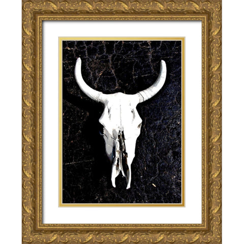 Long Life Gold Ornate Wood Framed Art Print with Double Matting by Bartola