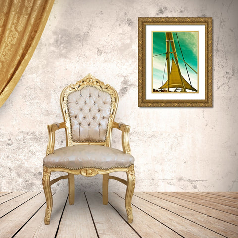 Sailing Tempe II Gold Ornate Wood Framed Art Print with Double Matting by Bartola