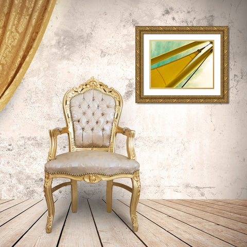Sailing Tempe III Gold Ornate Wood Framed Art Print with Double Matting by Bartola