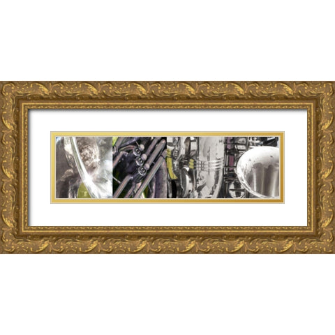 Hi Note I Gold Ornate Wood Framed Art Print with Double Matting by Franklin