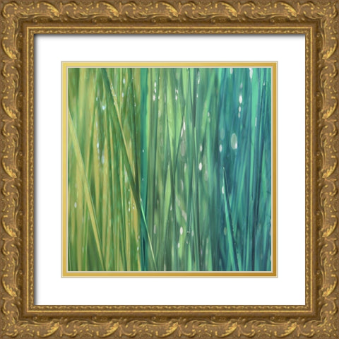 Natural Dance II Gold Ornate Wood Framed Art Print with Double Matting by Franklin