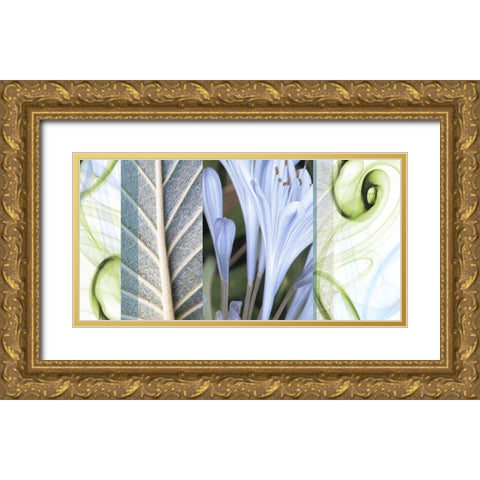 Dreamy Gold Ornate Wood Framed Art Print with Double Matting by Franklin