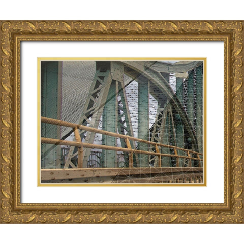 Bridge II Gold Ornate Wood Framed Art Print with Double Matting by Franklin