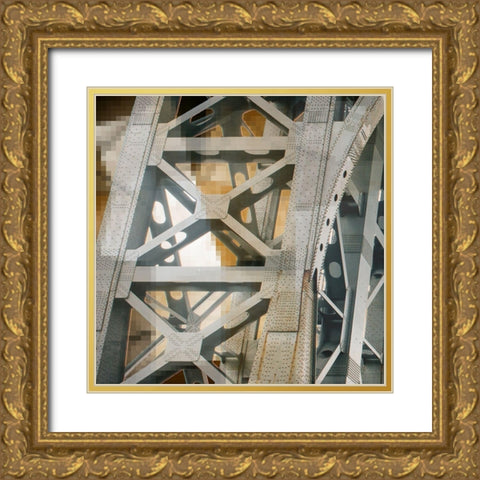 Bridgework I Gold Ornate Wood Framed Art Print with Double Matting by Franklin