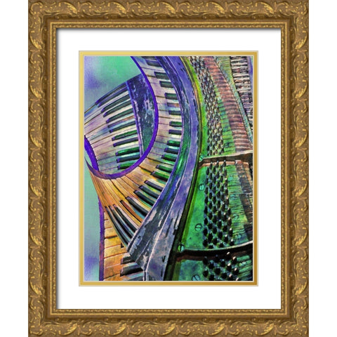 Fats Gold Ornate Wood Framed Art Print with Double Matting by Simons