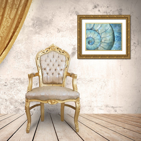 La Concha II Gold Ornate Wood Framed Art Print with Double Matting by Simons