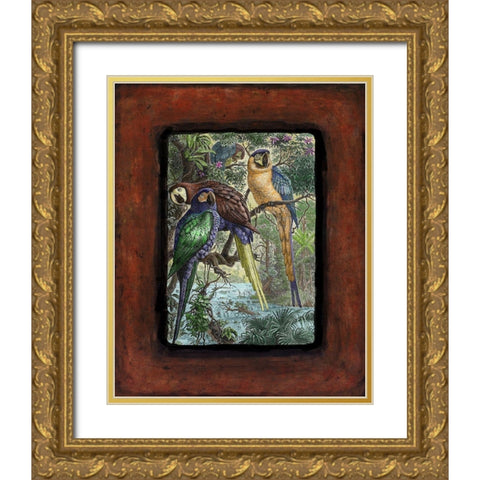 Who Invited Her Anyway Gold Ornate Wood Framed Art Print with Double Matting by Simons