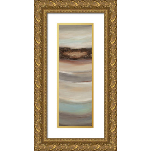 Texturescape A Gold Ornate Wood Framed Art Print with Double Matting by Hinz