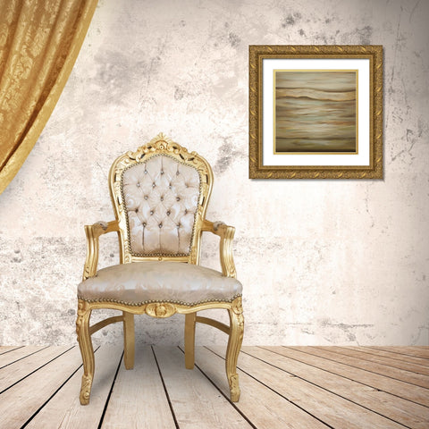 Quietness B Gold Ornate Wood Framed Art Print with Double Matting by Hinz
