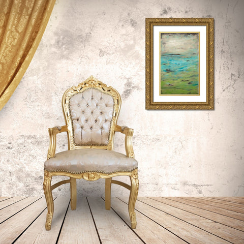 Boundless I Gold Ornate Wood Framed Art Print with Double Matting by Hinz