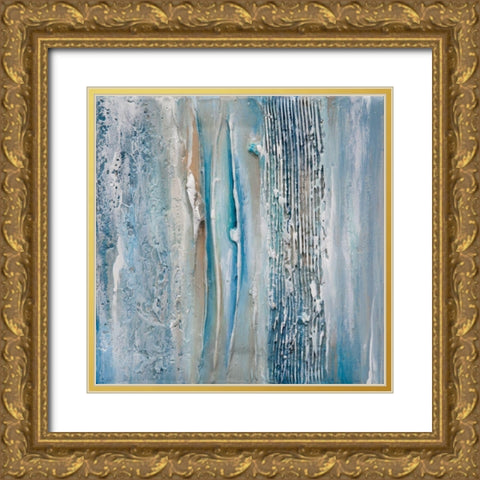 Texturescape III Gold Ornate Wood Framed Art Print with Double Matting by Hinz