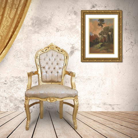 Stillness II Gold Ornate Wood Framed Art Print with Double Matting by Larson