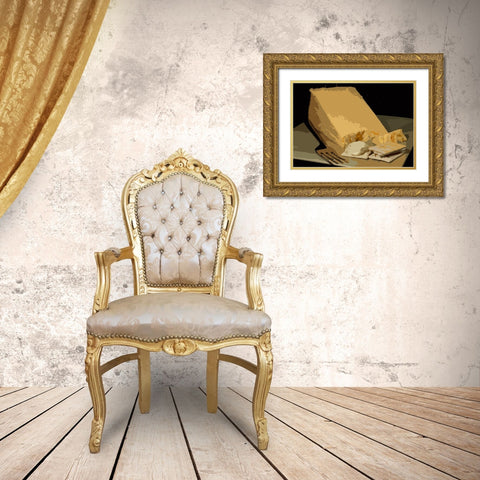 And Cheese II Gold Ornate Wood Framed Art Print with Double Matting by Mack