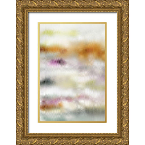 Blurred Lines I Gold Ornate Wood Framed Art Print with Double Matting by King