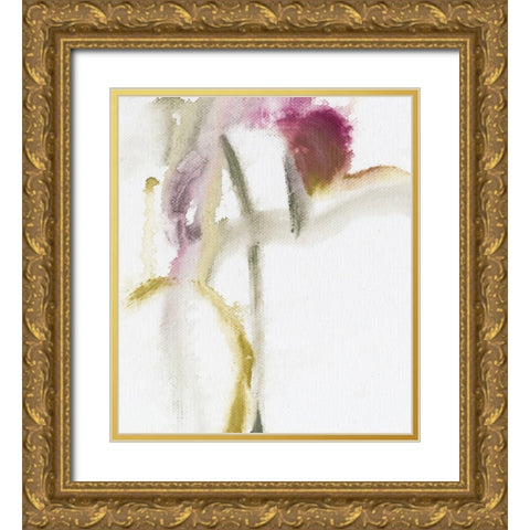 Softness II Gold Ornate Wood Framed Art Print with Double Matting by King
