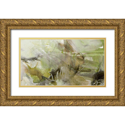 Xpress I Gold Ornate Wood Framed Art Print with Double Matting by King
