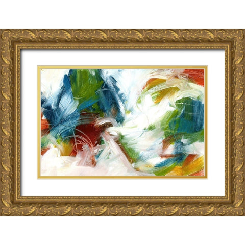 Concerto Gold Ornate Wood Framed Art Print with Double Matting by King