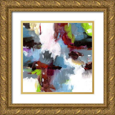 Urban IV Gold Ornate Wood Framed Art Print with Double Matting by King