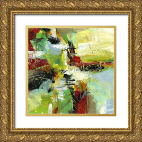 Colorwave Gold Ornate Wood Framed Art Print with Double Matting by King