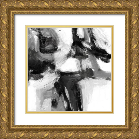 Night Wind I Gold Ornate Wood Framed Art Print with Double Matting by King
