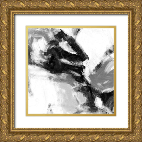 Night Wind II Gold Ornate Wood Framed Art Print with Double Matting by King