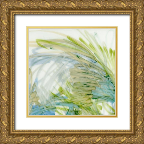 Palm Gesture I Gold Ornate Wood Framed Art Print with Double Matting by King