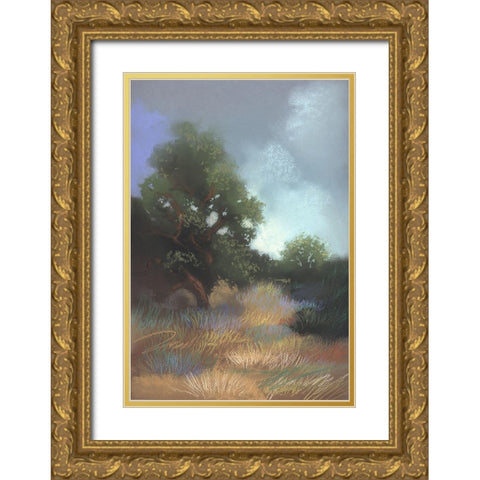 The Wilds I Gold Ornate Wood Framed Art Print with Double Matting by Ricci