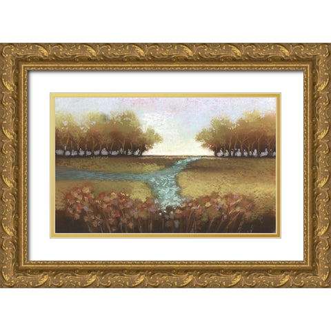 Tomorrow I Gold Ornate Wood Framed Art Print with Double Matting by Ricci