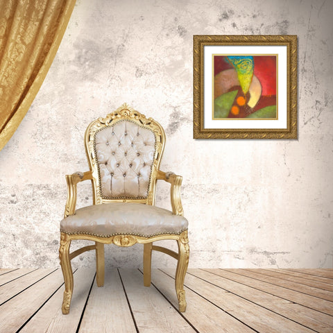 Night Bloom I Gold Ornate Wood Framed Art Print with Double Matting by Scott