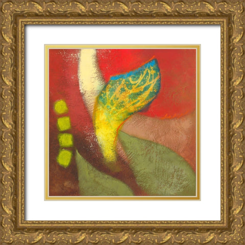 Night Bloom II Gold Ornate Wood Framed Art Print with Double Matting by Scott
