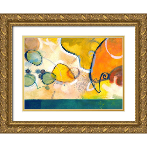 Olives II Gold Ornate Wood Framed Art Print with Double Matting by Scott