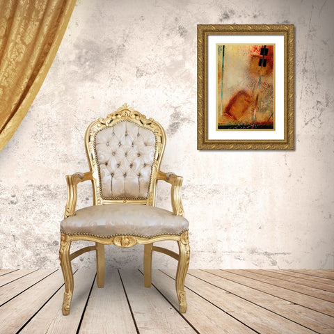 Aerial View Study I Gold Ornate Wood Framed Art Print with Double Matting by Scott