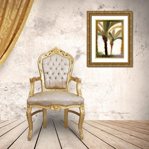 Bahama Breeze II Gold Ornate Wood Framed Art Print with Double Matting by Scott