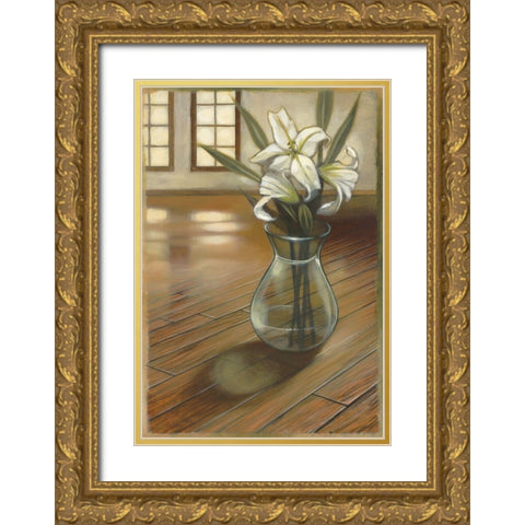 Good Night Gold Ornate Wood Framed Art Print with Double Matting by Scott