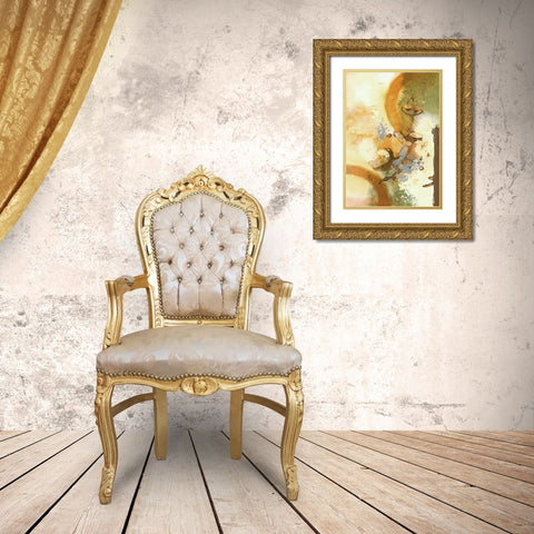 Ringmaster I Gold Ornate Wood Framed Art Print with Double Matting by Scott