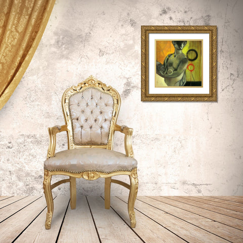 Romans II Gold Ornate Wood Framed Art Print with Double Matting by Scott