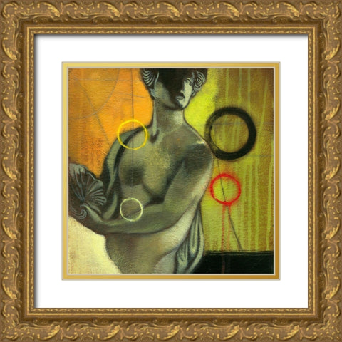 Romans II Gold Ornate Wood Framed Art Print with Double Matting by Scott