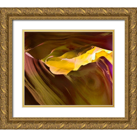 Arizona Rocks I Gold Ornate Wood Framed Art Print with Double Matting by Tripp