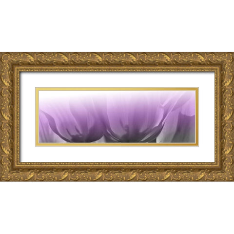 Transparant Lips Gold Ornate Wood Framed Art Print with Double Matting by Phillip, Jamie