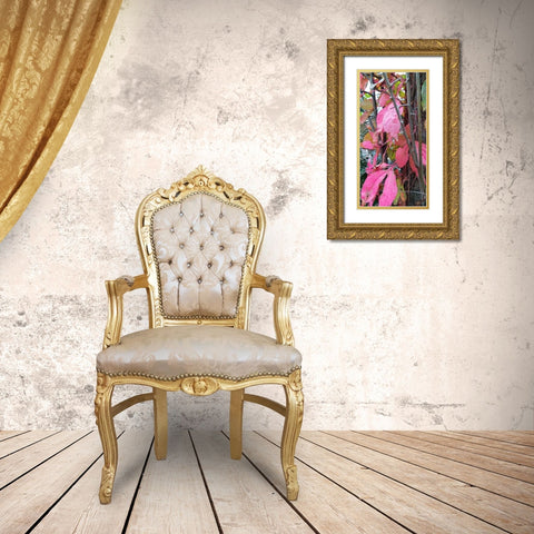 Blending Bloom 3 Gold Ornate Wood Framed Art Print with Double Matting by Phillip, Jamie