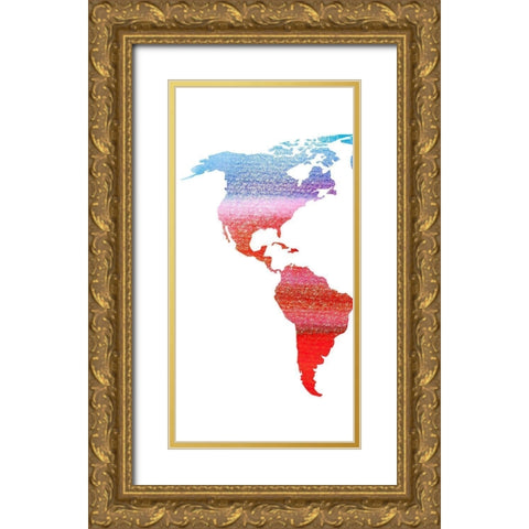 Travel Gold Ornate Wood Framed Art Print with Double Matting by Phillip, Jamie
