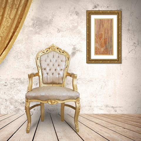 Bluhblush Gold Ornate Wood Framed Art Print with Double Matting by Phillip, Jamie