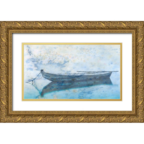 Rowing Dreams 1 Gold Ornate Wood Framed Art Print with Double Matting by Phillip, Jamie