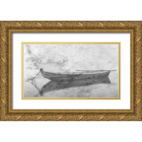 Rowing Dreams 2 Gold Ornate Wood Framed Art Print with Double Matting by Phillip, Jamie