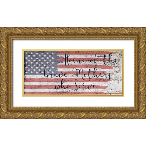 Mothers Who Serves Gold Ornate Wood Framed Art Print with Double Matting by Phillip, Jamie