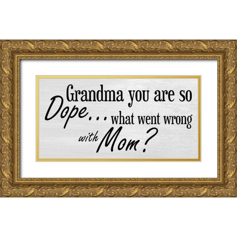 Grandmother 3 Gold Ornate Wood Framed Art Print with Double Matting by Phillip, Jamie