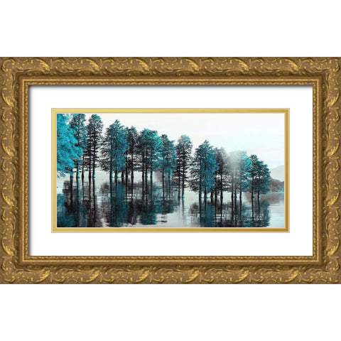 Take Me To The Bayou Gold Ornate Wood Framed Art Print with Double Matting by Phillip, Jamie