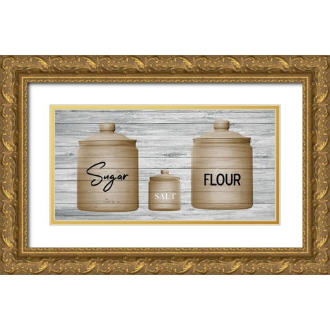 Pantry Gold Ornate Wood Framed Art Print with Double Matting by Phillip, Jamie