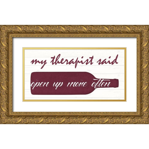 Bottled 1 Gold Ornate Wood Framed Art Print with Double Matting by Phillip, Jamie